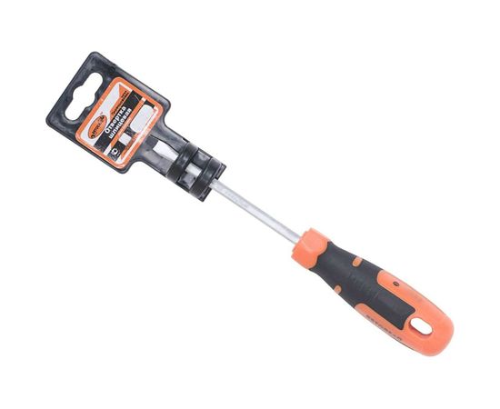 Шлицевая отвертка 4х75мм на держателе АвтоDело 30706 14807 – изображение 2