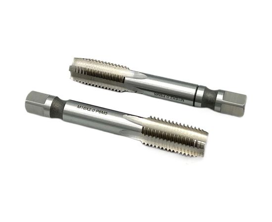 Машинно-ручной метчик TORNERI М16х2 комплект из 2-х штук Р6М5 011850 – изображение 2