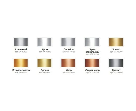 Универсальная эмаль Vixen металлик серебро аэрозоль 520 мл VX-19120 – изображение 2