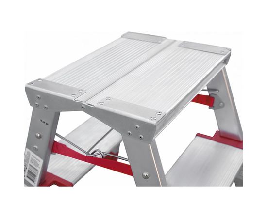 Двухсторонняя стремянка Новая Высота NV500 3 ступени 5120203 – изображение 2