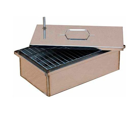 Двухъярусная коптильня с гидрозатвором и поддоном TEHNOLIT – изображение 2