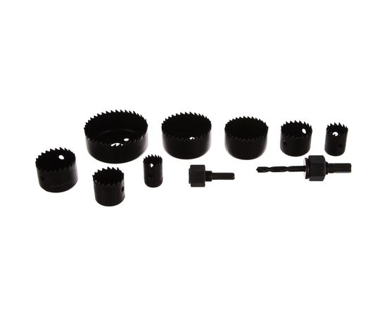 Набор коронок по дереву (11 предметов; 8 коронок 19-64 мм) Sturm 5440201 – изображение 2