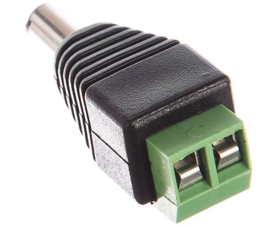 Разъем питания REXANT штекер 2.1х5.5 с клеммной колодкой, блистер 50шт 14-0314 – изображение 2