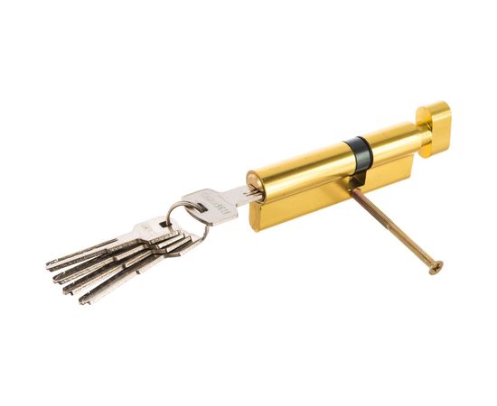 Цилиндровый механизм НОРА-М ЕСО AL ЛПВ-90 55-35 латунь 16562 – изображение 2