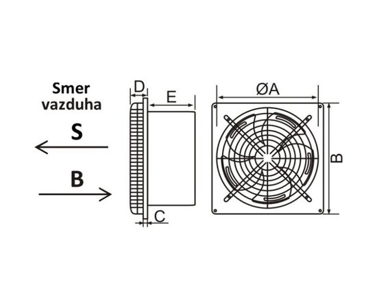 Многофункциональный металлический настенный вентилятор MTG MF200Z-10 S 20784 – изображение 3