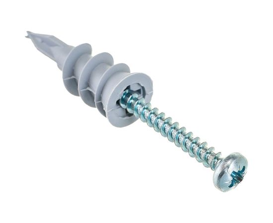 Дюбель Госкреп DRIVA РВА с шурупом, 4.5х35 50 шт. 4-0014620 – изображение 3