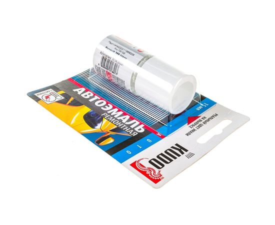 Автомобильная ремонтная эмаль с ��источкой KUDO Renault 369 Blanc Glacier белый KU-72102 – изображение 3