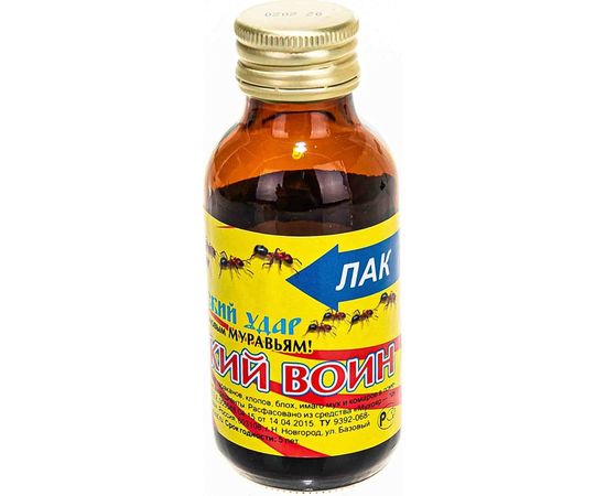 Лак от муравьев Ваше Хозяйство Великий воин 100 мл 4620015696409 – изображение 3