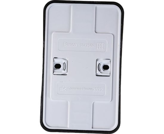 Двойная розетка Schneider Electric BLANCA О/У с заземлением, без шторок, АНТРАЦИТ BLNRA010216 – изображение 3