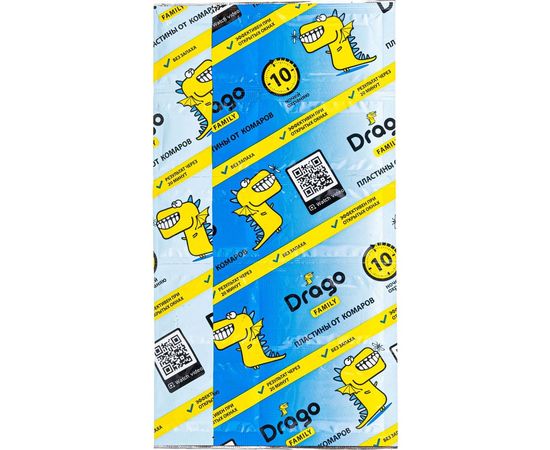 Инсектицидное средство от комаров Grass Drago пластины 10 шт NS-0003 – изображение 3