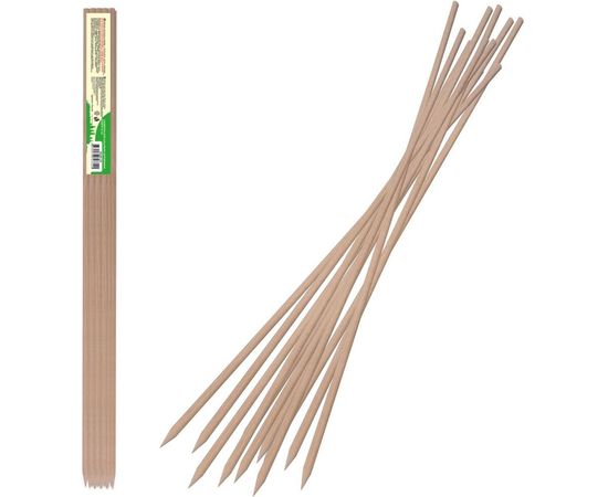 Деревянные круглые шампуры для шашлыка МУЛЬТИДОМ набор 16 шт. МШ84-105 – изображение 3