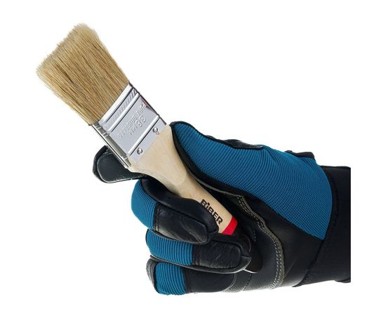 Кисть Суприм (флейцевая, натуральная щетина, деревянная рукоятка) 38мм Biber 31133 тов-002015 – изображение 4