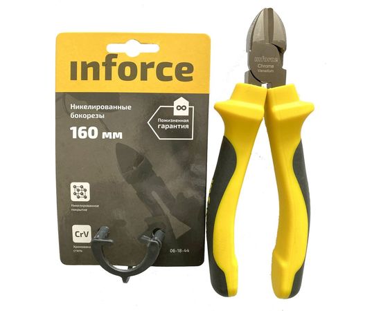 Никелированные бокорезы Inforce 160 мм 06-18-44 – изображение 4