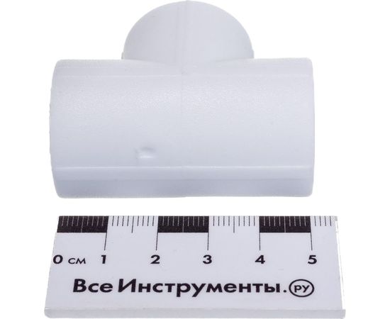 Тройник VALFEX PP-R белый, 20 мм 10111020 127-0536 – изображение 7