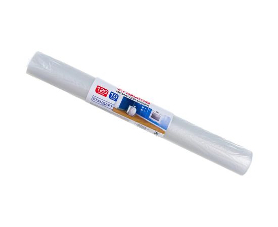 Мешки (10 шт; 120 л; 67х100 см; ПВД; 25 мкм; прозрачные) для мусора ЛАЙМА 605540 