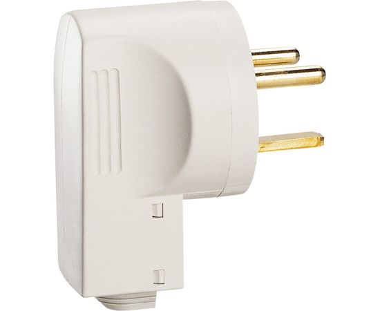 Силовая вилка Legrand 2К+З 32А выход кабеля сбоку 55802 