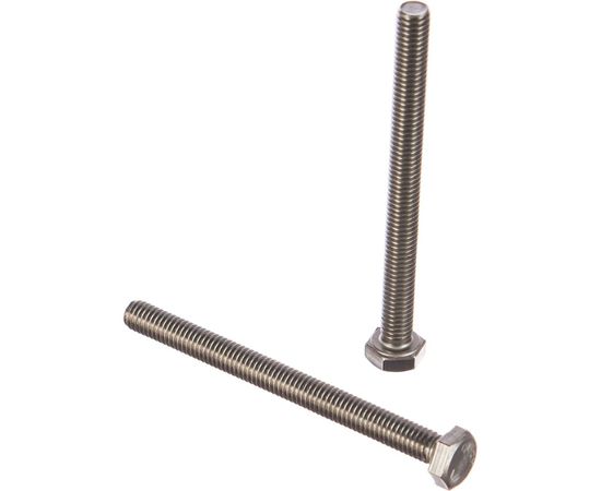 Болт ГОСКРЕП DIN 933 с шестигр. гол. с полн. рез. 6х70 нержав. сталь 4 шт. 10-0015240 