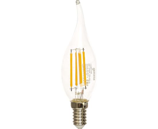 Лампа LED Candle tailed E14 5W 2700K Gauss Filament 104801105 