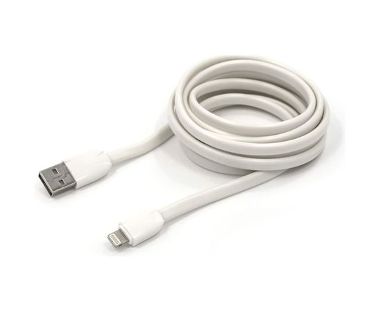 USB-кабель AM-8pin BYZ 1.2 метра, 2.1A, ПВХ, белый, 23750-BL-626W 