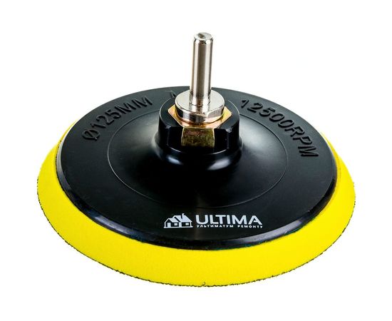 Насадка с липучкой 125 мм для дрели и УШМ ULTIMA 118026 
