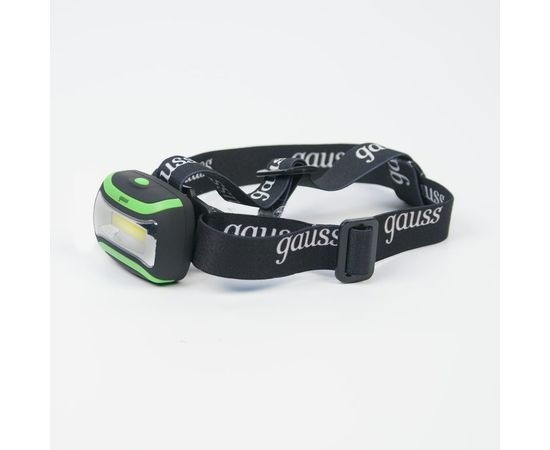 Налобный фонарь Gauss модель GFL307 3W 180lm 3xААА LED 1/12/72 GF307 – изображение 2