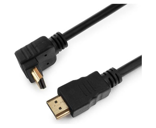 Кабель Cablexpert HDMI v1.4, 19M/19M, 1.8м, угловой разъем, черный CC-HDMI490-6 – изображение 2