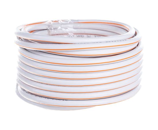 Коаксиальный кабель ЭРА SAT 50 М, 75 Ом, Cu/, PVC, цвет белый Б0044618 – изображение 2