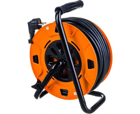 Кабельный однофазный удлинитель MTG на катушке ПВX, 4X220В MT250В H05VV-F 3x2,50мм2 25м 8315 – изображение 2