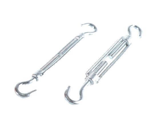 Талреп STAYER DIN 1480, крюк-крюк, М6, 15 шт, оцинкованный, 30525-06 – изображение 2