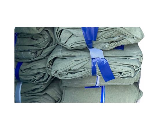 Полог брезентовый огнеупорный (ОП) 4х6 м OP4x6 – изображение 2