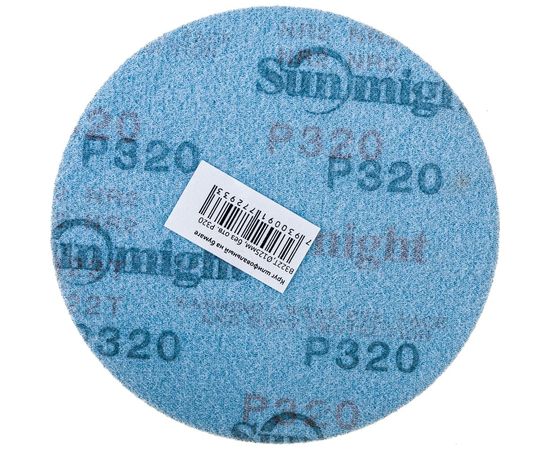 Круг шлифовальный на бумаге B322 (125 мм; без отверстий; Р320) SUNMIGHT 7930091772933 – изображение 2