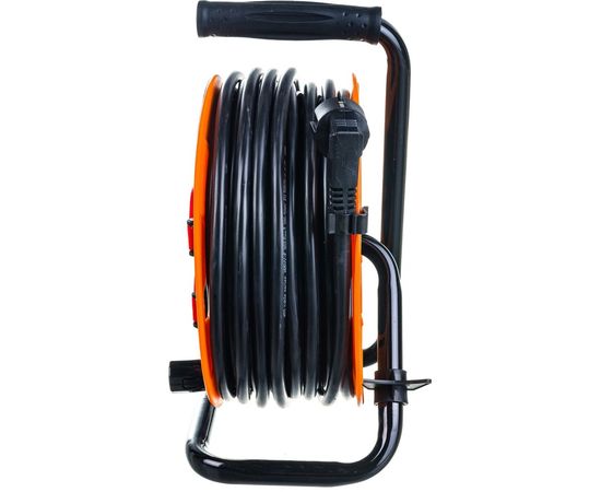 Кабельный однофазный удлинитель MTG на катушке ПВX, 4X220В MT250В H05VV-F 3x2,50мм2 25м 8315 – изображение 3