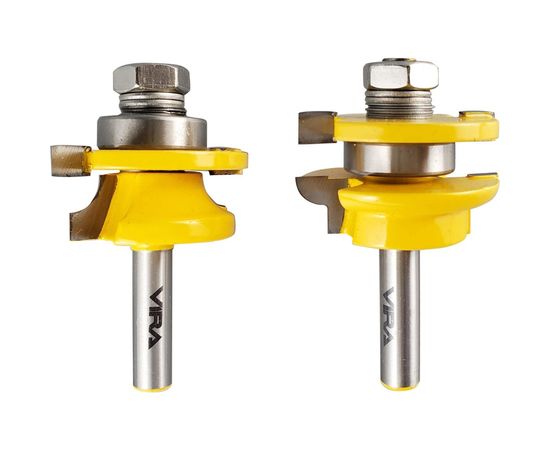 Набор комбинированных рамочных фрез 2 шт VIRA L553376 – изображение 3