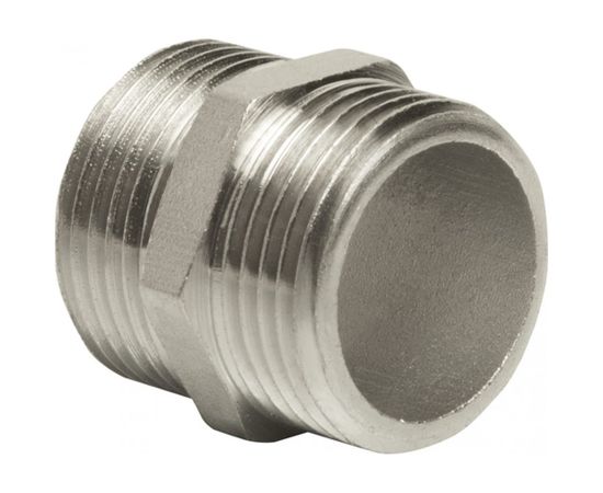Ниппель VRT 1"", наружная/наружная, никель 1900-002525 503083 – изображение 3