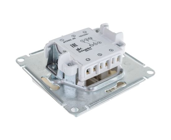 2-клавишный переключатель Schneider Electric ATLASDESIGN 10АХ, АЛЮМИНИЙ ATN000365 – изображение 3