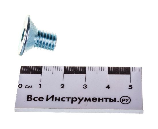 Винт ZAMETAL М10х16 пр. 8.8, с пот. гол., в/ш, DIN 7991, оц., 200 шт ZA516084 – изображение 3