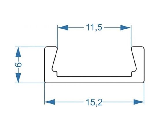 Алюминиевый профиль ArdyLight накладной ALS-1506 anod 2.0 с экраном 50045 – изображение 3