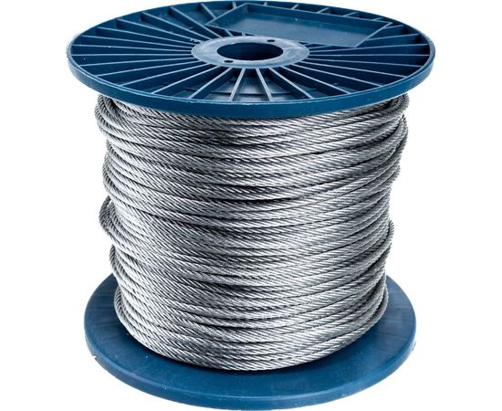 Стальной трос Метизный двор 4 мм DIN 3055, 200 м 4690441031273 – изображение 3