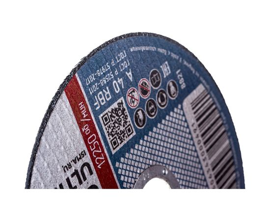 Круг отрезной 41 (125х1.6х22 мм; A R BF ultra) ISMAflex 8821 – изображение 4