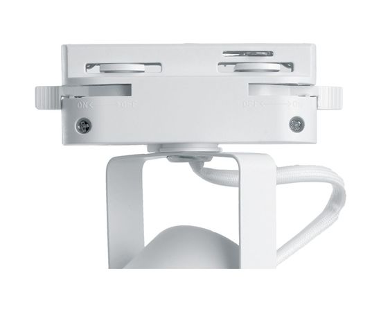 Трековый однофазный светильник на шинопровод FERON GU10, AL191, 50W, 230V, белый 41591 – изображение 4