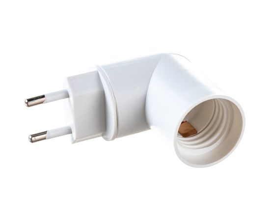 Переходник вилка-Е27 с выключателем ЭРА, белый Б0027981 – изображение 4