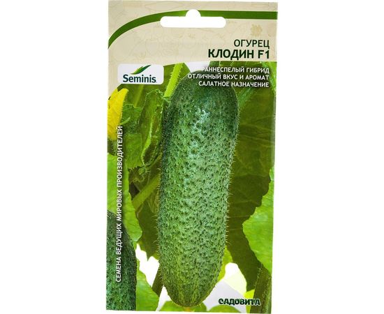 Семена САДОВИТА Огурец Клодин F1 5 семечек 00160686 – изображение 4