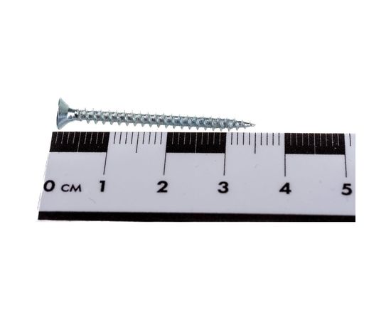 Саморез Стройметиз 3,0х35 универсальный, белый цинк уп. 200 шт. 2150274 – изображение 4