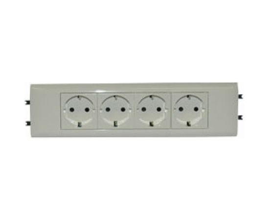Механизм розетки Legrand 4-м СП Mosaic New 8-модульный для кабель-канала DLP Leg 077434 145955 – изображение 4