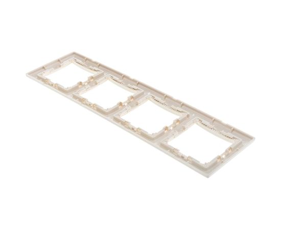 Рамка Legrand Valena 4 поста горизонтальный монтаж слоновая кость Leg 774354 – изображение 4