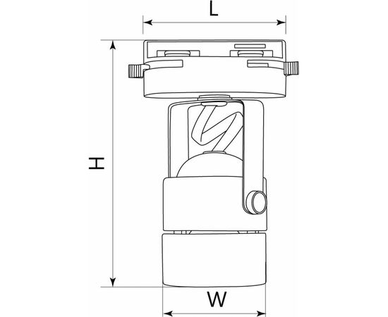 Трековый однофазный светильник на шинопровод FERON GU10, AL191, 50W, 230V, белый 41591 – изображение 5