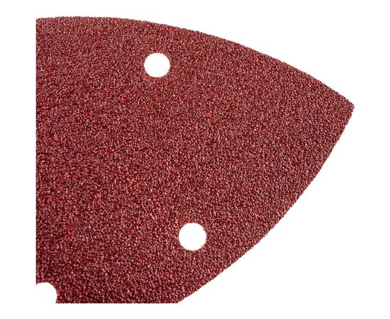 Треугольник шлифовальный на липучке (5 шт; 140х140х80 мм; Р60) PATRIOT 820010201 – изображение 5
