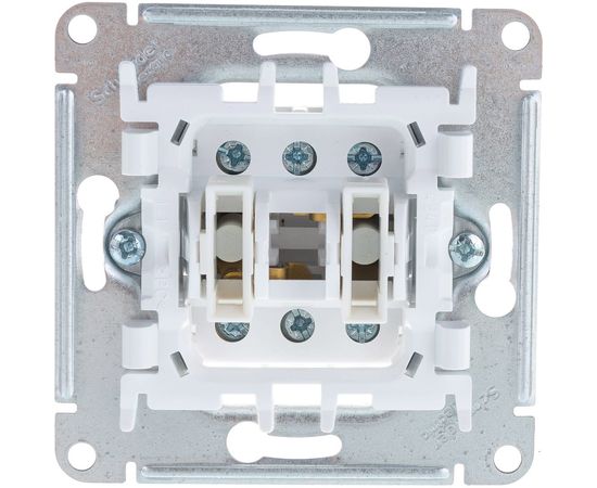 2-клавишный переключатель Schneider Electric ATLASDESIGN 10АХ, АЛЮМИНИЙ ATN000365 – изображение 5