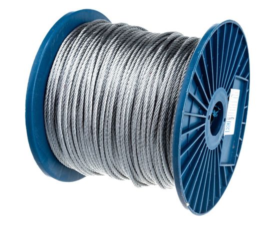 Стальной трос Метизный двор 4 мм DIN 3055, 200 м 4690441031273 – изображение 5