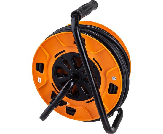 Кабельный однофазный удлинитель MTG на катушке ПВX, 4X220В MT250В H05VV-F 3x2,50мм2 25м 8315 – изображение 6